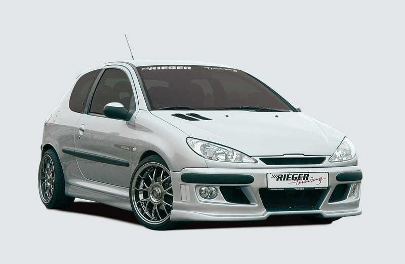 Rieger Spoilerstoßstange Peugeot 206 09.98-05.06 - 52203