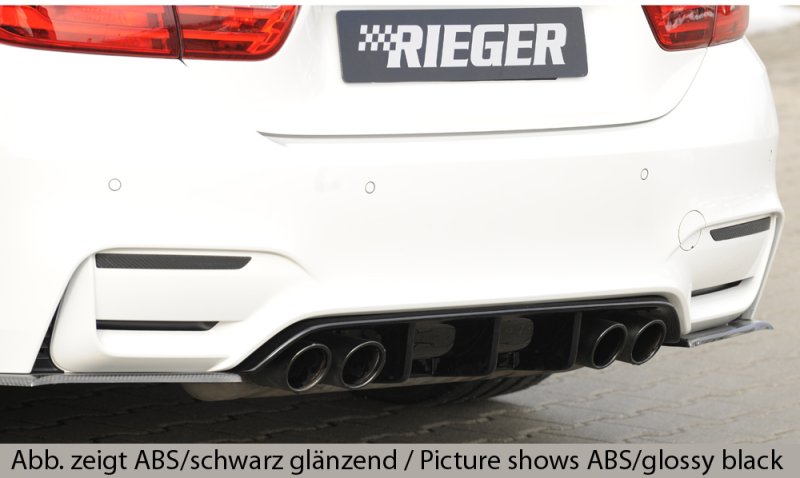Rieger Heckeinsatz BMW 3er F80 M3 (M3) 01.14- - 53423