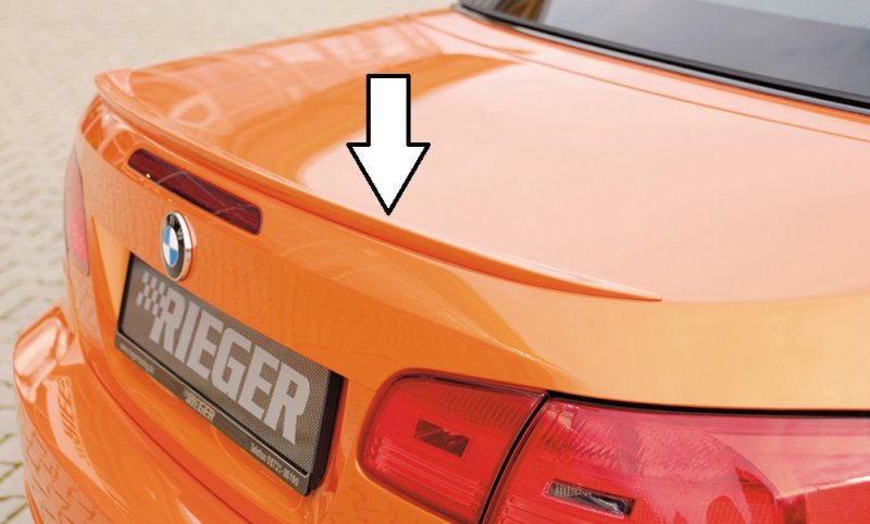 Rieger Heckklappenspoiler BMW 3er E93 03.07-02.10 (bis Facelift) - 53450