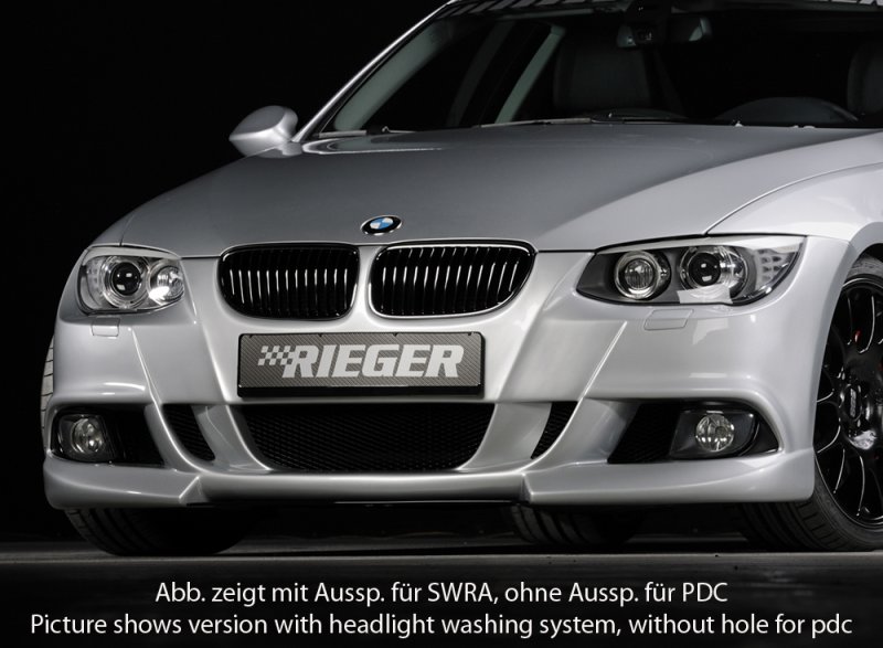 Rieger Spoilerstoßstange BMW 3er E92 03.10- (ab Facelift) LCI - 53452