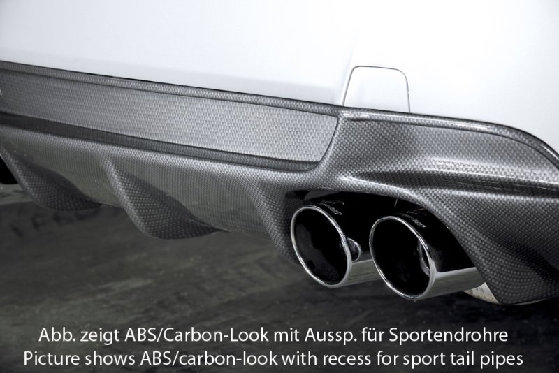 Rieger Heckeinsatz BMW 3er E92 03.10- (ab Facelift) LCI - 53460