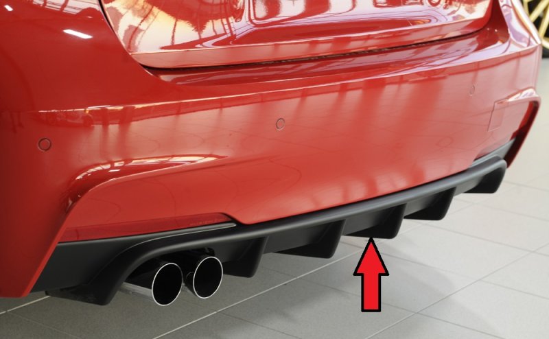 Rieger Heckeinsatz BMW 3er F30 (3L) 02.12-06.15 (bis Facelift) - 53466