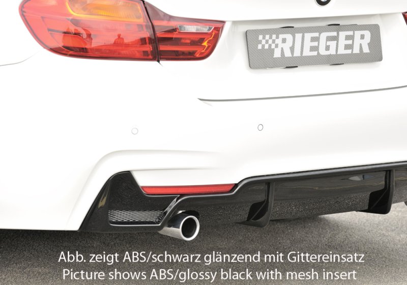Rieger Heckeinsatz BMW 4er F32 (3C) 07.15- (ab Facelift) LCI - 53476
