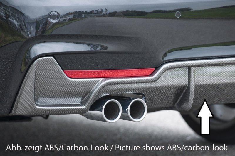 Rieger Heckeinsatz BMW 4er F32 (3C) 07.15- (ab Facelift) LCI - 53477