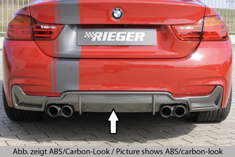 Rieger Heckeinsatz BMW 4er F32 (3C) 07.15- (ab Facelift) LCI - 53479