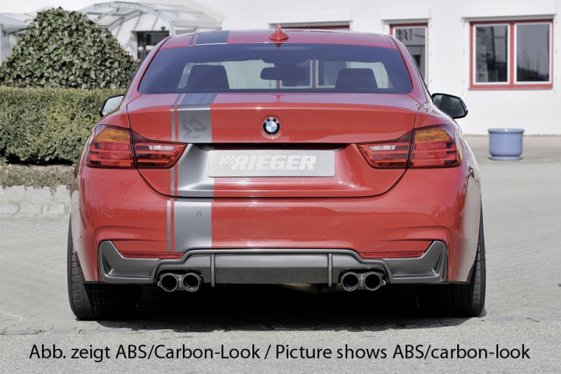 Rieger Heckeinsatz BMW 4er F32 (3C) 07.15- (ab Facelift) LCI - 53479
