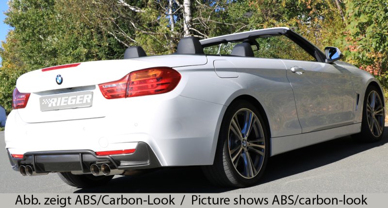 Rieger Heckeinsatz BMW 4er F32 (3C) 07.15- (ab Facelift) LCI - 53479