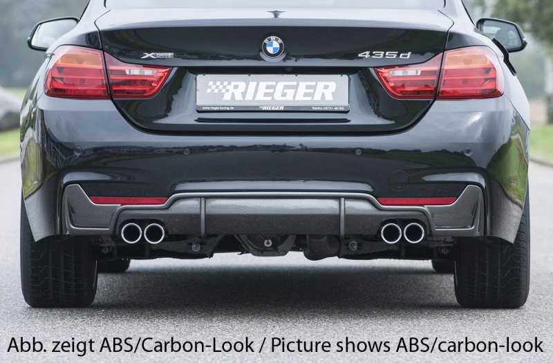 Rieger Heckeinsatz BMW 4er F32 (3C) 07.15- (ab Facelift) LCI - 53480