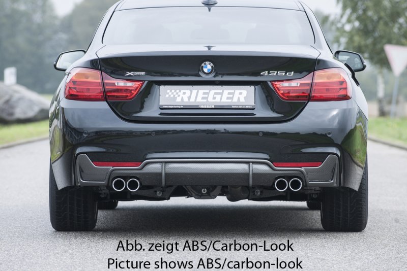 Rieger Heckeinsatz BMW 4er F32 (3C) 07.15- (ab Facelift) LCI - 53480
