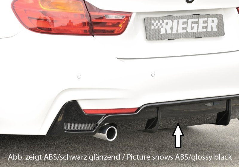 Rieger Heckeinsatz BMW 4er F32 (3C) 07.15- (ab Facelift) LCI - 53486