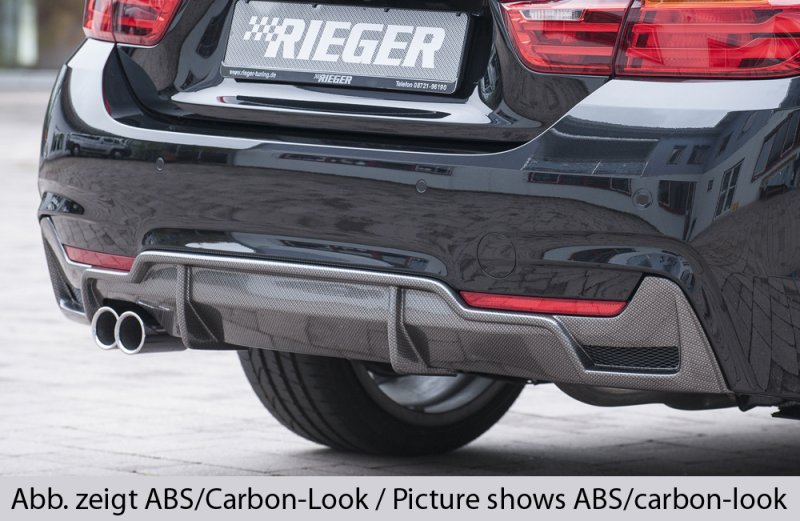 Rieger Heckeinsatz BMW 4er F32 (3C) 07.15- (ab Facelift) LCI - 53487