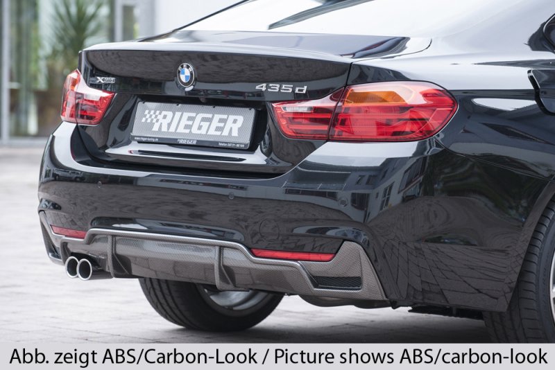 Rieger Heckeinsatz BMW 4er F32 (3C) 07.15- (ab Facelift) LCI - 53487