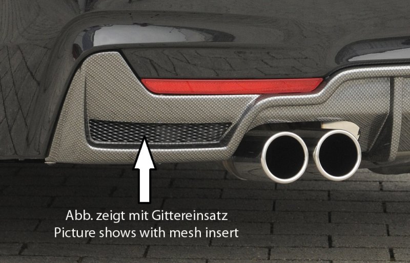 Rieger Heckeinsatz BMW 4er F32 (3C) 07.15- (ab Facelift) LCI - 53489