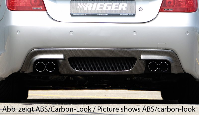 Rieger Heckeinsatz BMW 5er E60 -08 (bis Facelift) - 53605