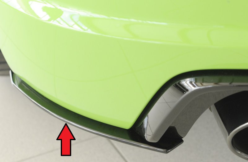 Rieger Heckschürzenansatz seitlich links Audi TT RS (8J/8J1-FV/8S) 05.16-08.18 (bis Facelift) - 55173