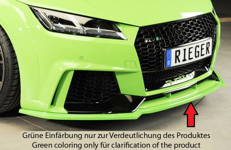 Rieger Spoilerschwert Audi TT RS (8J/8J1-FV/8S) 05.16-08.18 (bis Facelift) - 55176