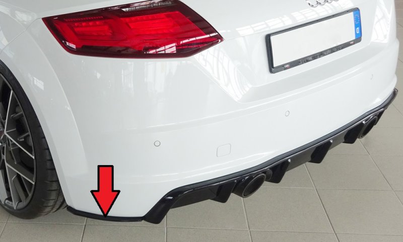 Rieger Heckschürzenansatz seitlich links Audi TT (8J-FV/8S) 07.14-08.18 (bis Facelift) - 55177
