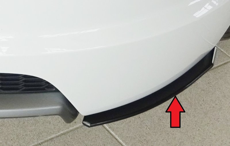 Rieger Heckschürzenansatz seitlich rechts Audi TT (8J-FV/8S) 07.14-08.18 (bis Facelift) - 55178