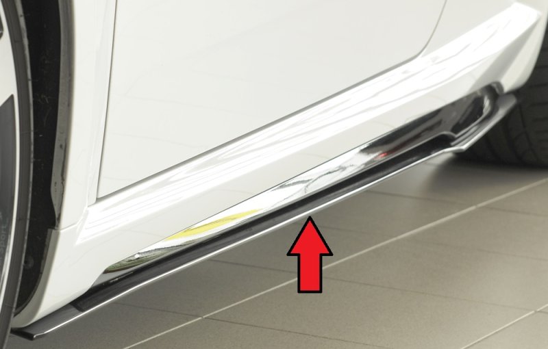 Rieger Seitenschwelleransatz (ca. 7mm) Audi TT (8J-FV/8S) 09.18- (ab Facelift) - 55181