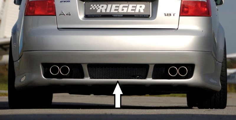 Rieger Heckschürzenansatz Audi A4 (8E) Typ B6 11.00-10.04 - 55207