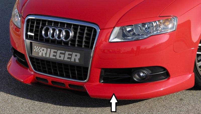 Rieger Spoilerlippe Audi A4 (8E) Typ B7 11.04- (ab Facelift) - 55230