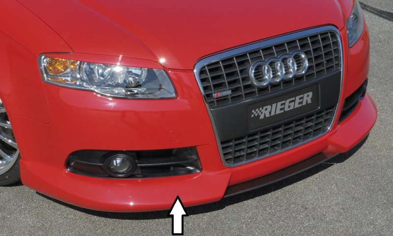 Rieger Spoilerlippe Audi A4 (8E) Typ B7 11.04- (ab Facelift) - 55232