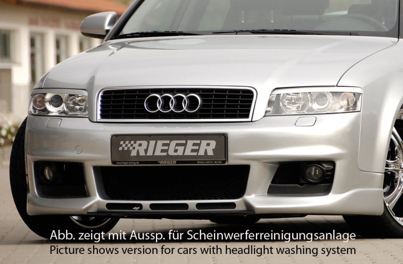 Rieger Spoilerstoßstange neues Design Audi A4 (8E) Typ B6 11.00-10.04 - 55235