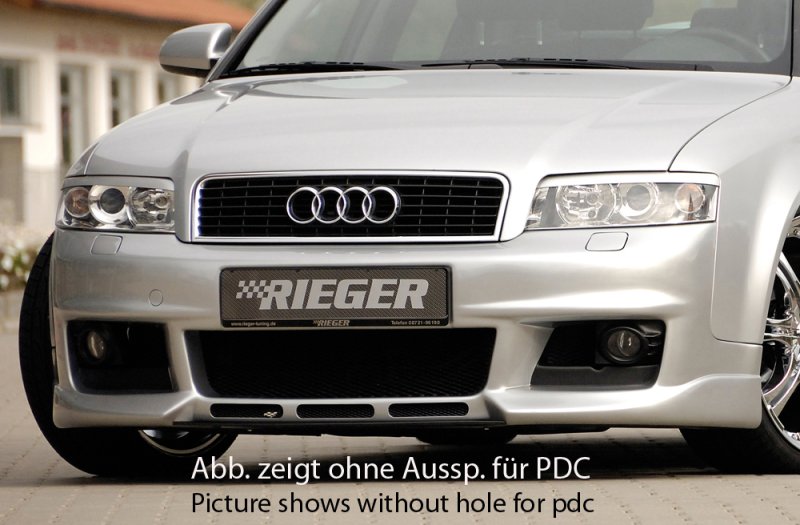 Rieger Spoilerstoßstange neues Design Audi A4 (8E) Typ B6 11.00-10.04 - 55238