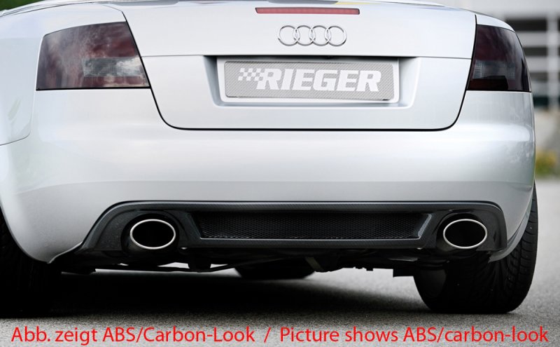 Rieger Heckeinsatz Audi A4 (8H) 01.06- (ab Facelift) - 55269