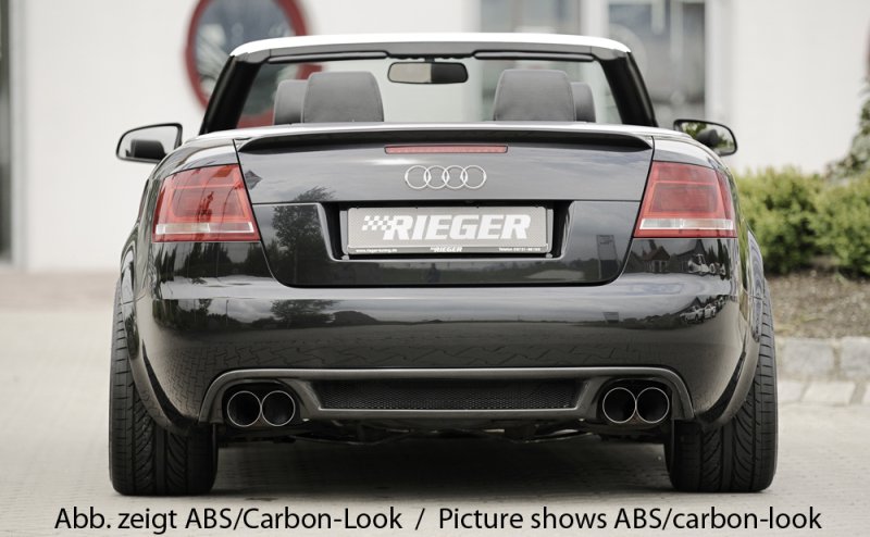 Rieger Heckeinsatz Audi A4 (8H) 01.06- (ab Facelift) - 55270
