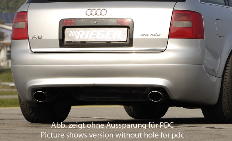 Rieger Heckansatz S6-Look Audi A6 (4B) 01.97-06.01 (bis Facelift) - 55307