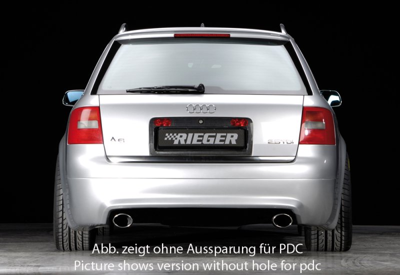 Rieger Heckansatz S6-Look Audi A6 (4B) 01.97-06.01 (bis Facelift) - 55307