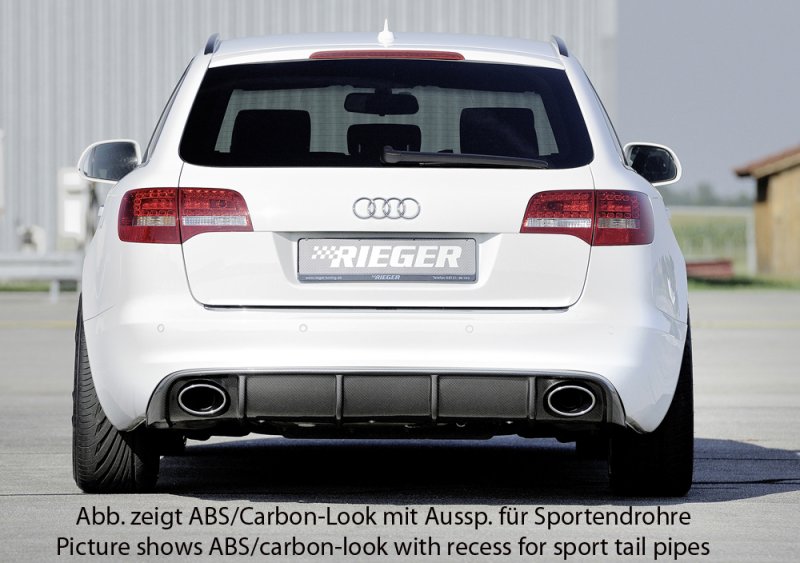 Rieger Heckeinsatz Audi A6 (4F) 10.08-08.11 (ab Facelift) - 55334