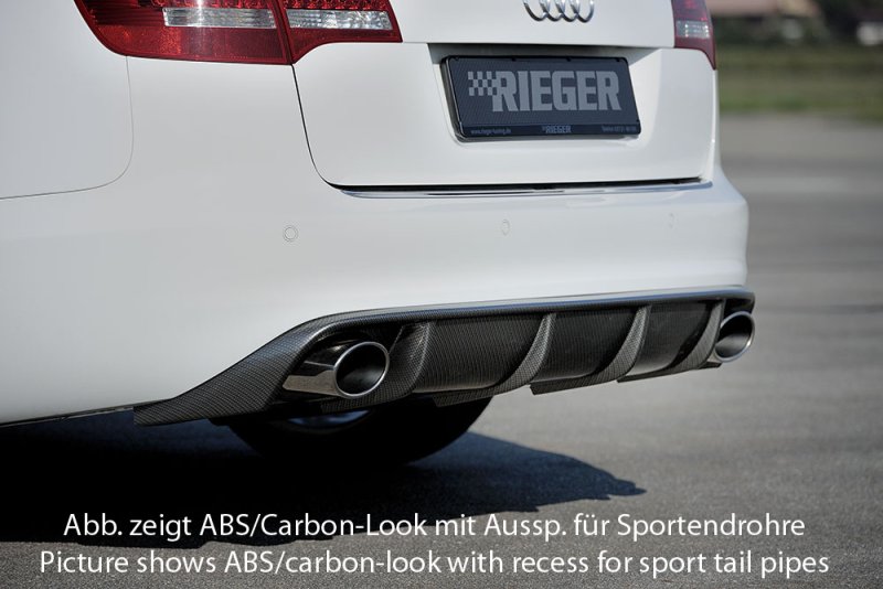 Rieger Heckeinsatz Audi A6 (4F) 10.08-08.11 (ab Facelift) - 55334