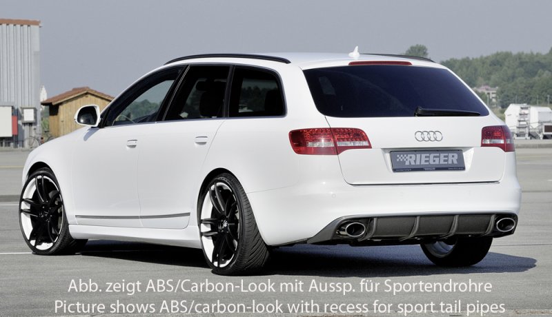 Rieger Heckeinsatz Audi A6 (4F) 10.08-08.11 (ab Facelift) - 55334