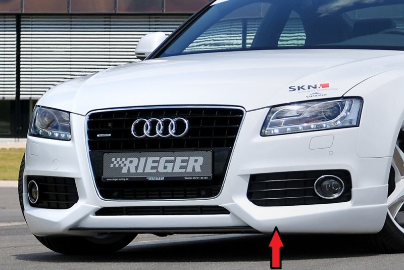 Rieger Spoilerlippe Audi A5 (B8/B81) 06.07-07.11 (bis Facelift) - 55406