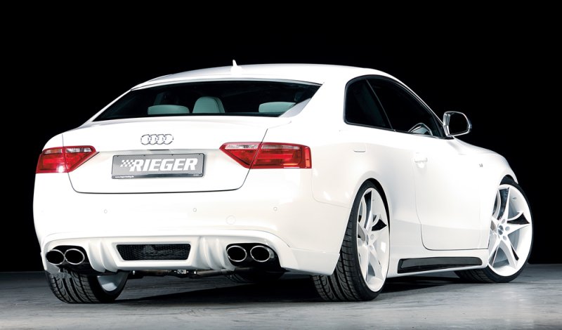 Rieger Heckschürzenansatz Audi A5 (B8/B81) 06.07-07.11 (bis Facelift) - 55408