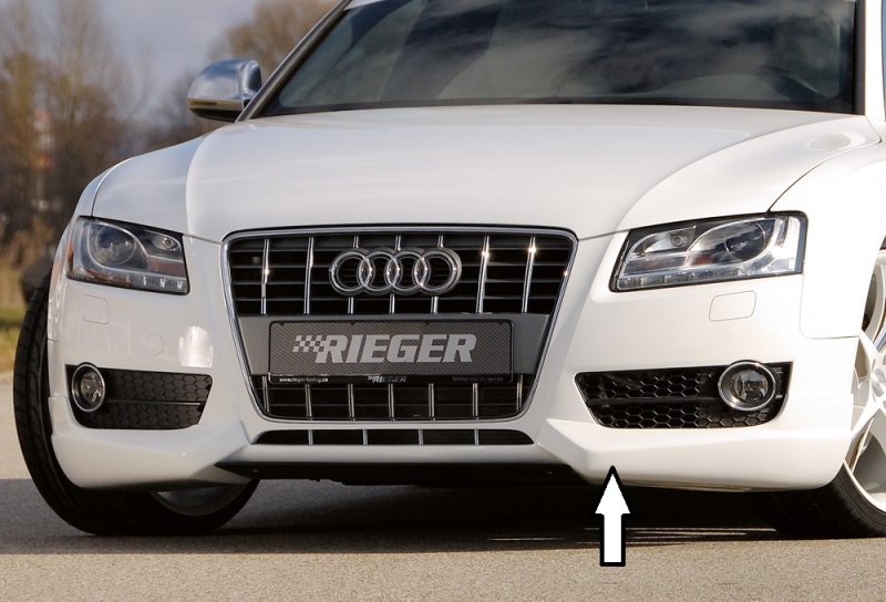 Rieger Spoilerlippe Audi A5 (B8/B81) 06.07-07.11 (bis Facelift) - 55411