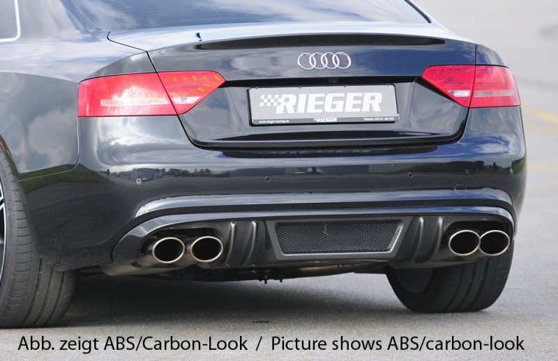 Rieger Heckeinsatz Audi A5 (B8/B81) 06.07-07.11 (bis Facelift) - 55413
