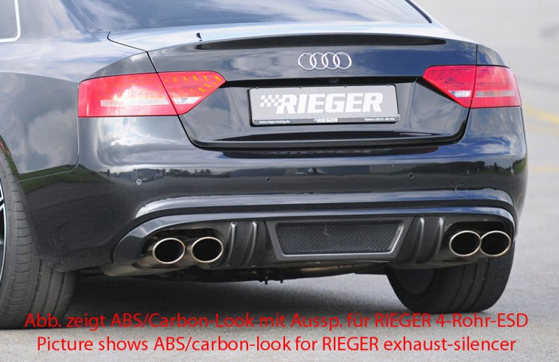 Rieger Heckeinsatz Audi A5 (B8/B81) 06.07-07.11 (bis Facelift) - 55415