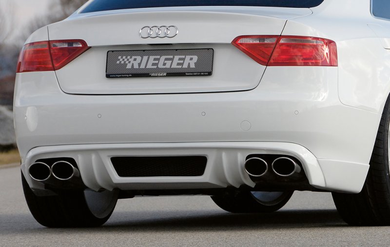 Rieger Heckschürzenansatz Audi A5 (B8/B81) 06.07-07.11 (bis Facelift) - 55418