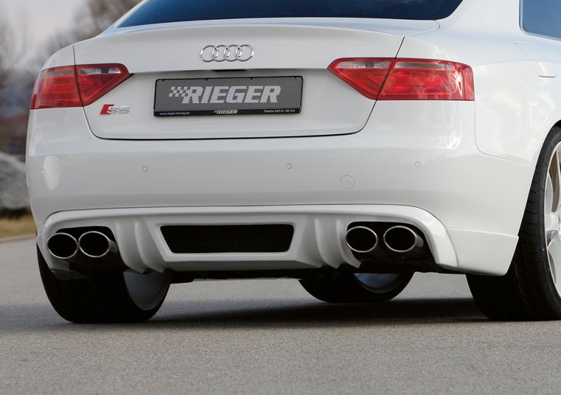 Rieger Heckschürzenansatz Audi A5 (B8/B81) 06.07-07.11 (bis Facelift) - 55426