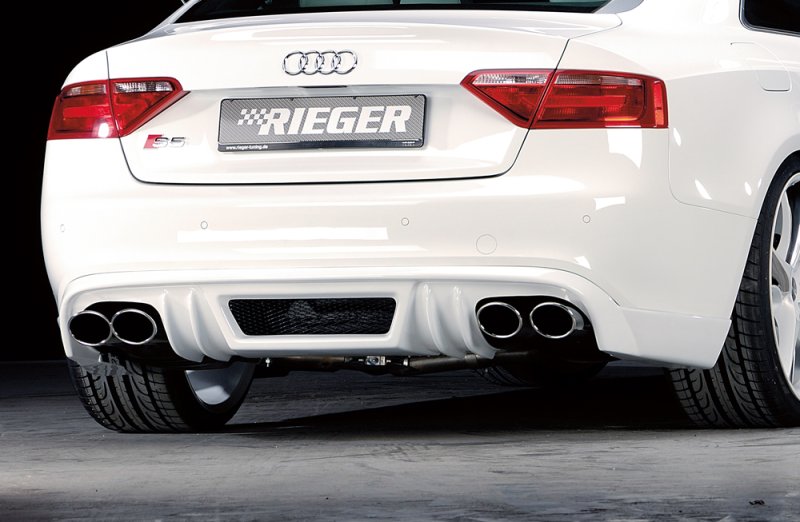 Rieger Heckschürzenansatz Audi A5 (B8/B81) 06.07-07.11 (bis Facelift) - 55429