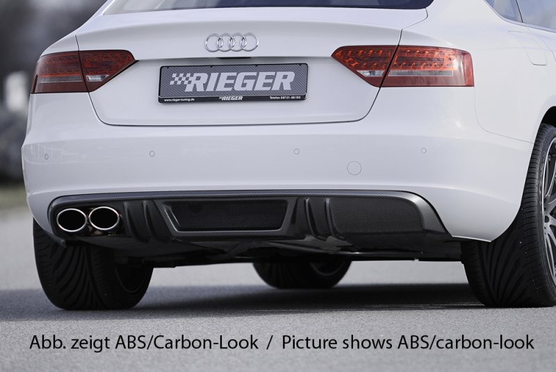 Rieger Heckeinsatz Audi A5 (B8/B81) 06.07-07.11 (bis Facelift) - 55436