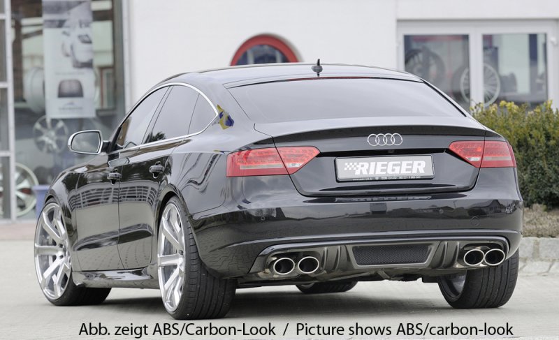 Rieger Heckeinsatz Audi A5 (B8/B81) 06.07-07.11 (bis Facelift) - 55438