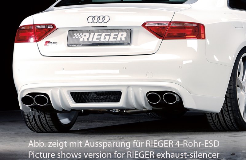 Rieger Heckschürzenansatz Audi A5 S5 (B8/B81) 06.07-07.11 (bis Facelift) - 55439