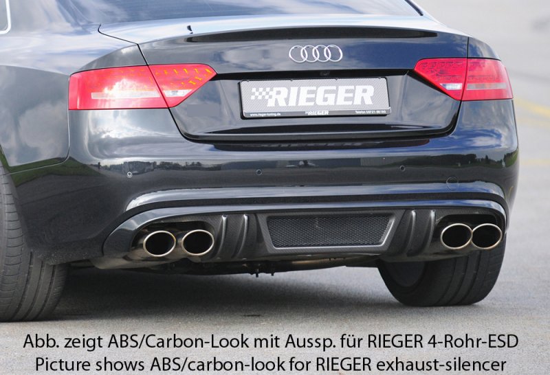 Rieger Heckeinsatz Audi A5 (B8/B81) 06.07-07.11 (bis Facelift) - 55440