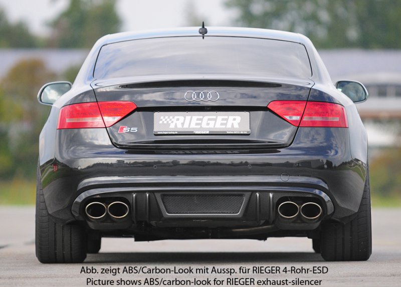 Rieger Heckeinsatz Audi A5 (B8/B81) 06.07-07.11 (bis Facelift) - 55443