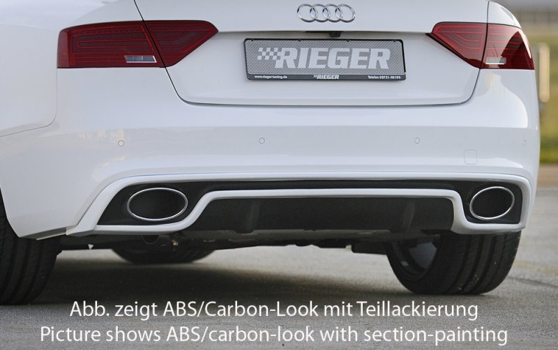 Rieger Heckeinsatz Audi A5 (B8/B81) 10.11-06.16 (ab Facelift) - 55470