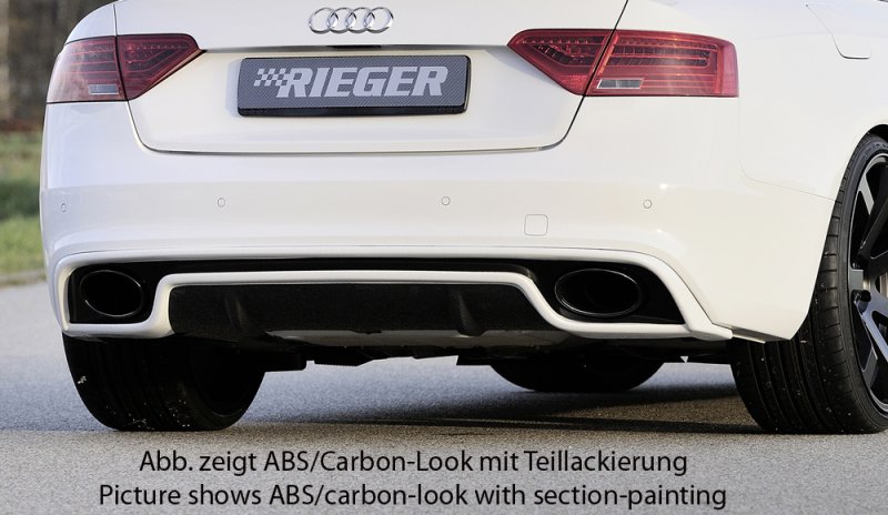 Rieger Heckeinsatz Audi A5 (B8/B81) 10.11-06.16 (ab Facelift) - 55470